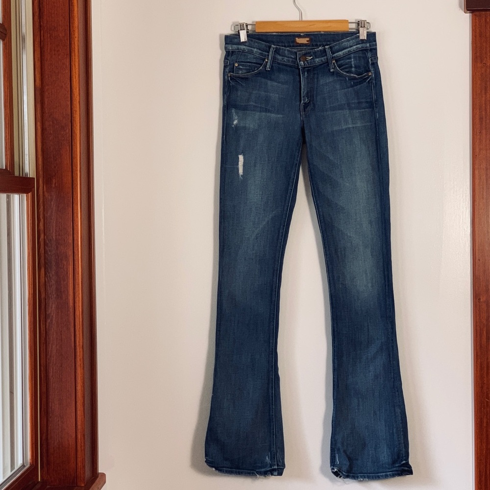 Mother Runway Skinny Flare Jeans